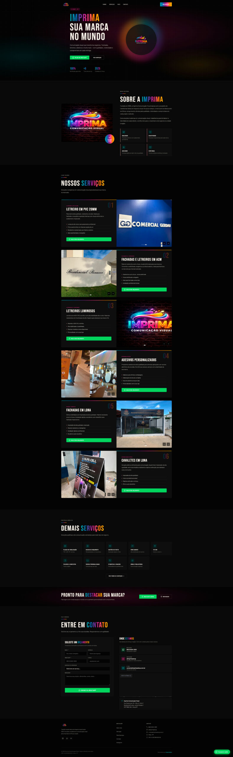 Imprima Sinop website